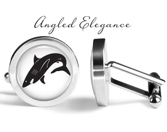 Boutons de manchette "le Requin&quot