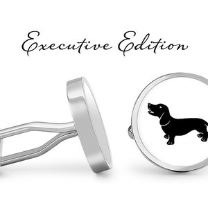 Wiener Dog Cufflinks - Dachshund Cuff Links - Dog Cufflink (Lifetime Guarantee) S2619
