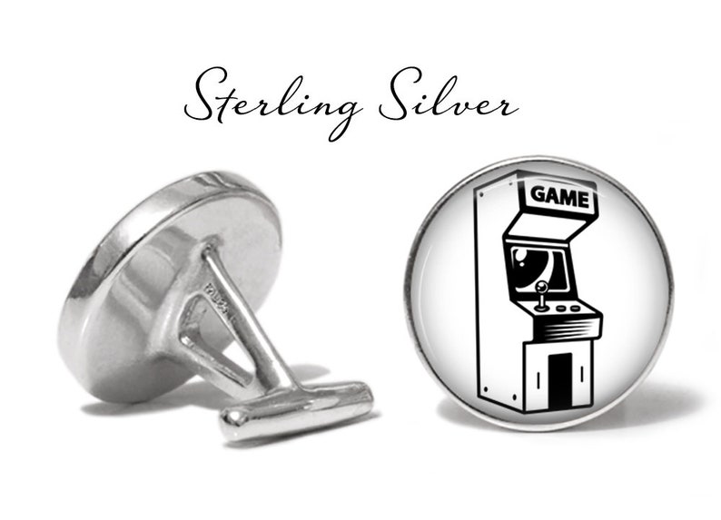 Arcade Game Cufflinks Retro Video Game Cuff Links Gamer Etsy