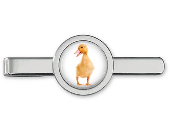 Duckling Tie Clip - Duck Tie Bar - Ducks Tie Clip - Cufflinks Accessories (Lifetime Guarantee) T0115