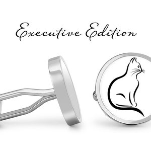 Cat Cufflinks Kitten Cuff Link Kitty Cufflink S1471 Cat Head Cuff Links Pair Lifetime Guarantee