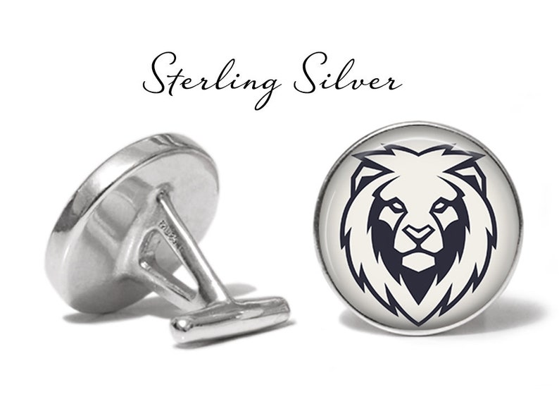 Lion Cufflinks Lions Cuff Links Lifetime Guarantee S2082