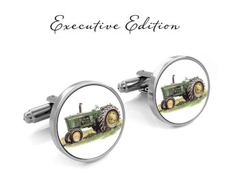 Boutons De Manchette Vintage W.M.G. - Camions En Argent Sterling Par Fenwick & Sailors - Occasion Bon état