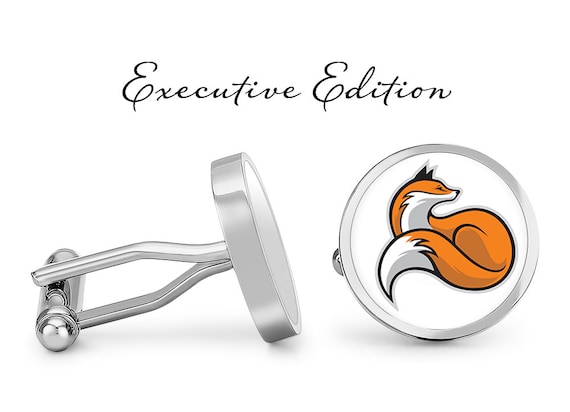 Fox Cufflinks: Silver-plated Steel Core, USA Made S1541 - Etsy