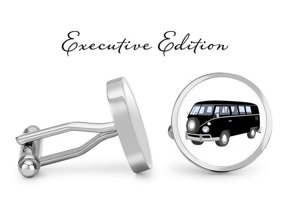 Angled Edition Surf Bus Kombi Cufflinks