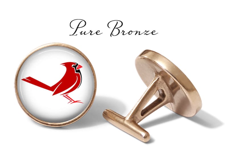 Lifetime Guarantee Cardinals Bird Cufflink S1386 Cardinal Cufflinks Pair Red Cardinal Cuff Links Birds Cuff Link