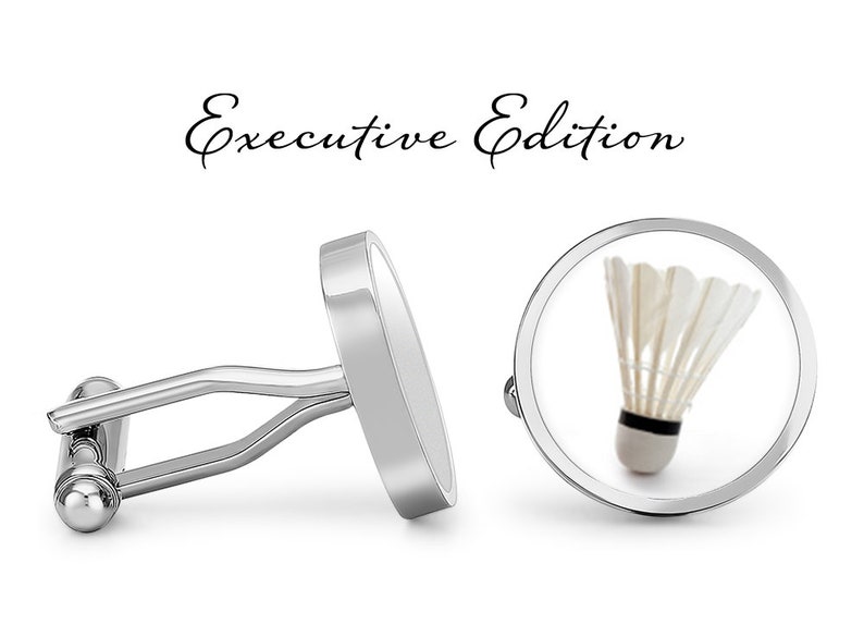 Sports Cuff Links Badminton Cufflinks Lifetime Guarantee Wedding Cufflink Pair S0637 Shuttlecock Cufflinks