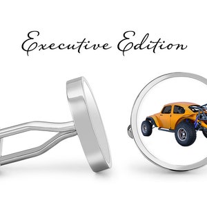 Baja Cufflinks - Dune Buggy Cuff Links - Off-Roading Cufflink - Offroad Cuff Link (Pair) Lifetime Guarantee (S1317)