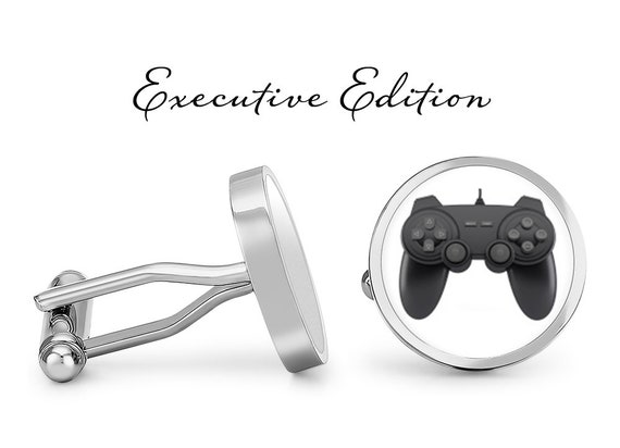 Boutons De Manchettes Motif Manettes PlayStation - Neuf (sans Emballage) - Accessoire Original Pour Fan