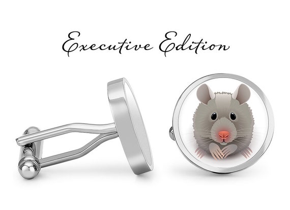 Hamster Cufflinks Hamsters Cuff Links lifetime Guarantee 