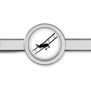 Biplane Tie Clip - Airplane Tie Bar - Plane Tie Clip - Cufflinks Accessories (Lifetime Guarantee) T0140