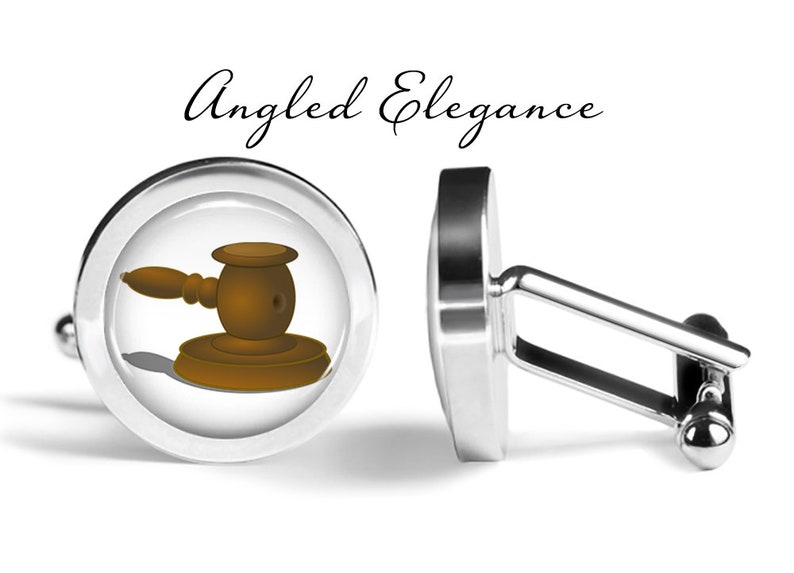 Pair Court Cuff Links Legal Cufflinks Judge Hammer Cufflinks Lifetime Guarantee Judge/'s Gavel Cufflinks S0552