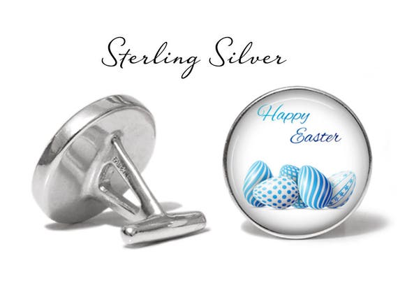 Angled Edition Oakmont Cufflinks Happy Easter Cufflinks Easter Eggs Cuff Links