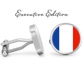 Badge 38mm Bouton Epinglette Gaulois Réfractaire Coq Drapeau France Français - Bleu Blanc Rouge