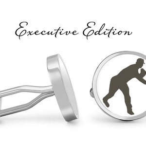 Baseball Pitcher Cufflinks - Pitcher Cuff Links - Baseball Cufflink - Ball Player Cufflinks (Pair) Lifetime Guarantee (S0478)