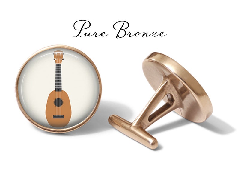 Lifetime Guarantee S1556 Ukulele Cufflinks Ukuleles Cuff Links Music Cufflink Hawaiian Cuff Link
