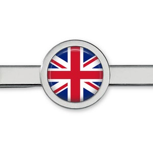 union jack tie clip