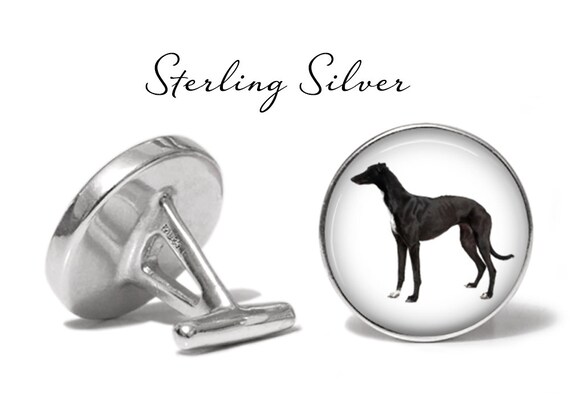 Whippet Cufflinks Wood Cufflinks Hand Made in the USA