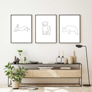 3 Animal Prints Artwork