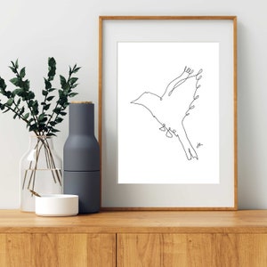 Bird Line Drawing (digital download)