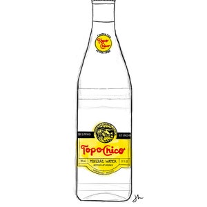 Topo Chico Drawing (Digital Download)