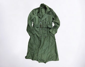 Vintage US Army M-1951 M51 Nylon Coat Military Raincoat 1950S Size 38R