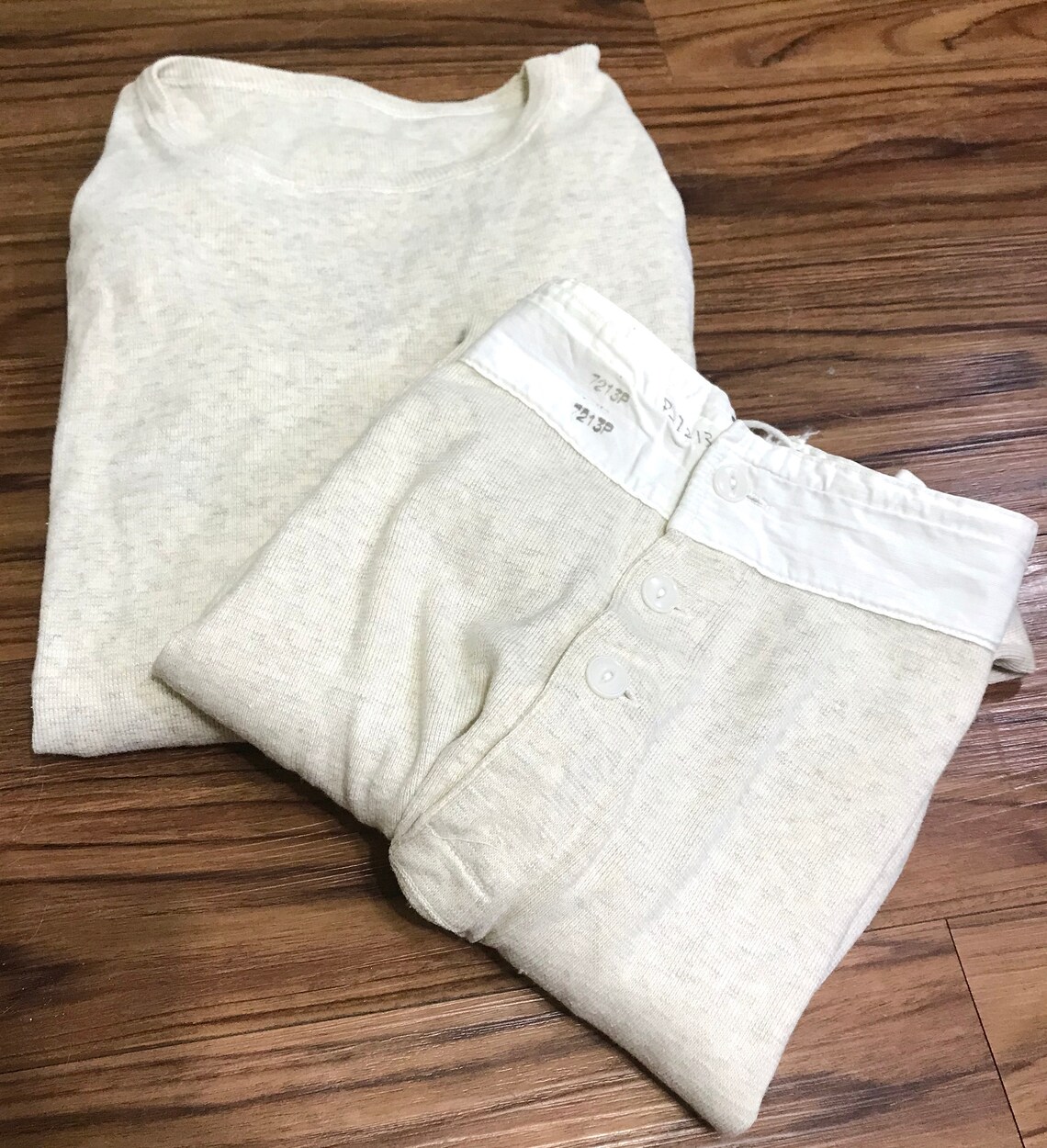 U.S.ARMY 1942 WWII Military Underwear Long Sleeves vest Etsy