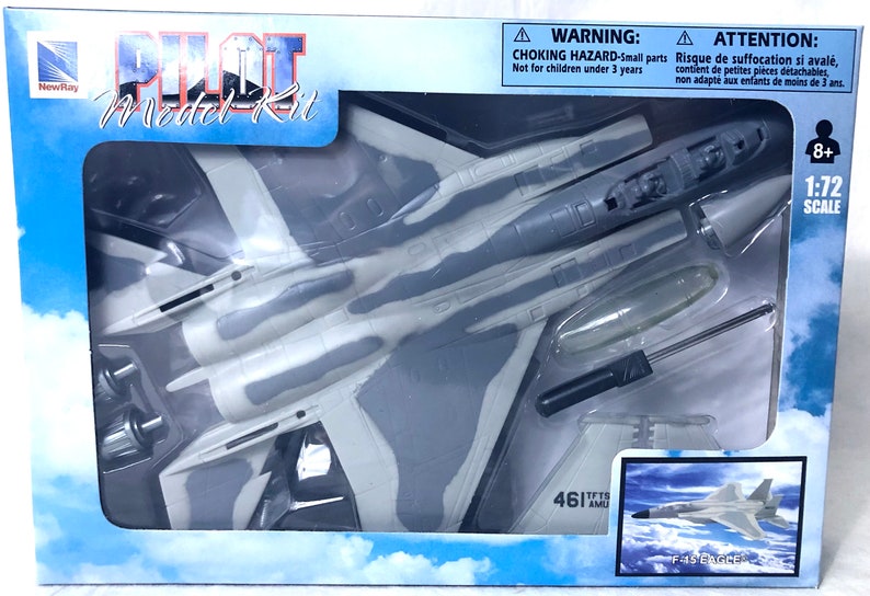172 Sky Pilot Collection Pilot Model KIT F15 Eagle Etsy