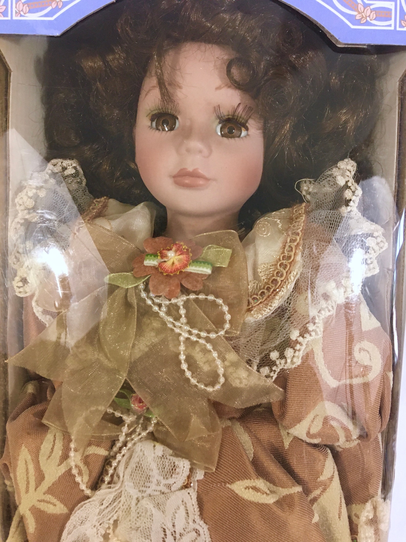 Cathay Collection Porcelain Doll Victorian Dress A19 Etsy