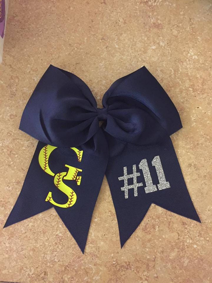 Personalized Hair Bow Cheer Bow 8 Inch Jumbo Bow Team Bows Etsy