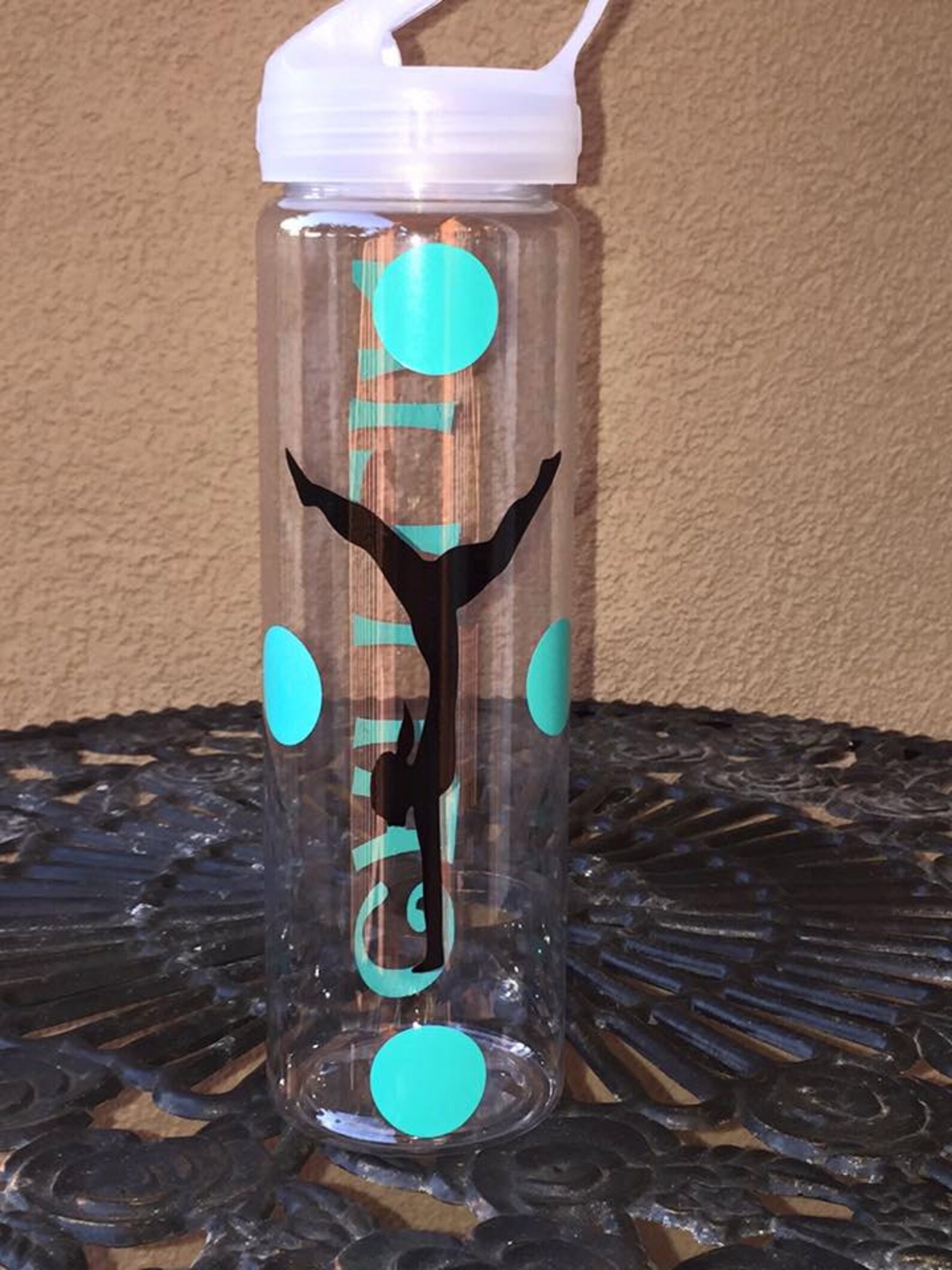 Personalized Gymnastics Water Bottle Water Bottle With Name | Etsy