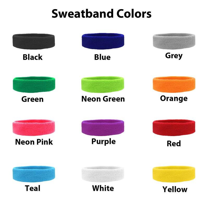 Personalized Sweatbands Terry Cloth Headbands Sweatbands Etsy