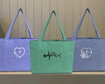 Personalized Nurse Tote
