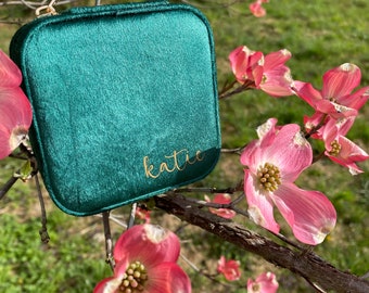Personalized Travel Jewelry Box