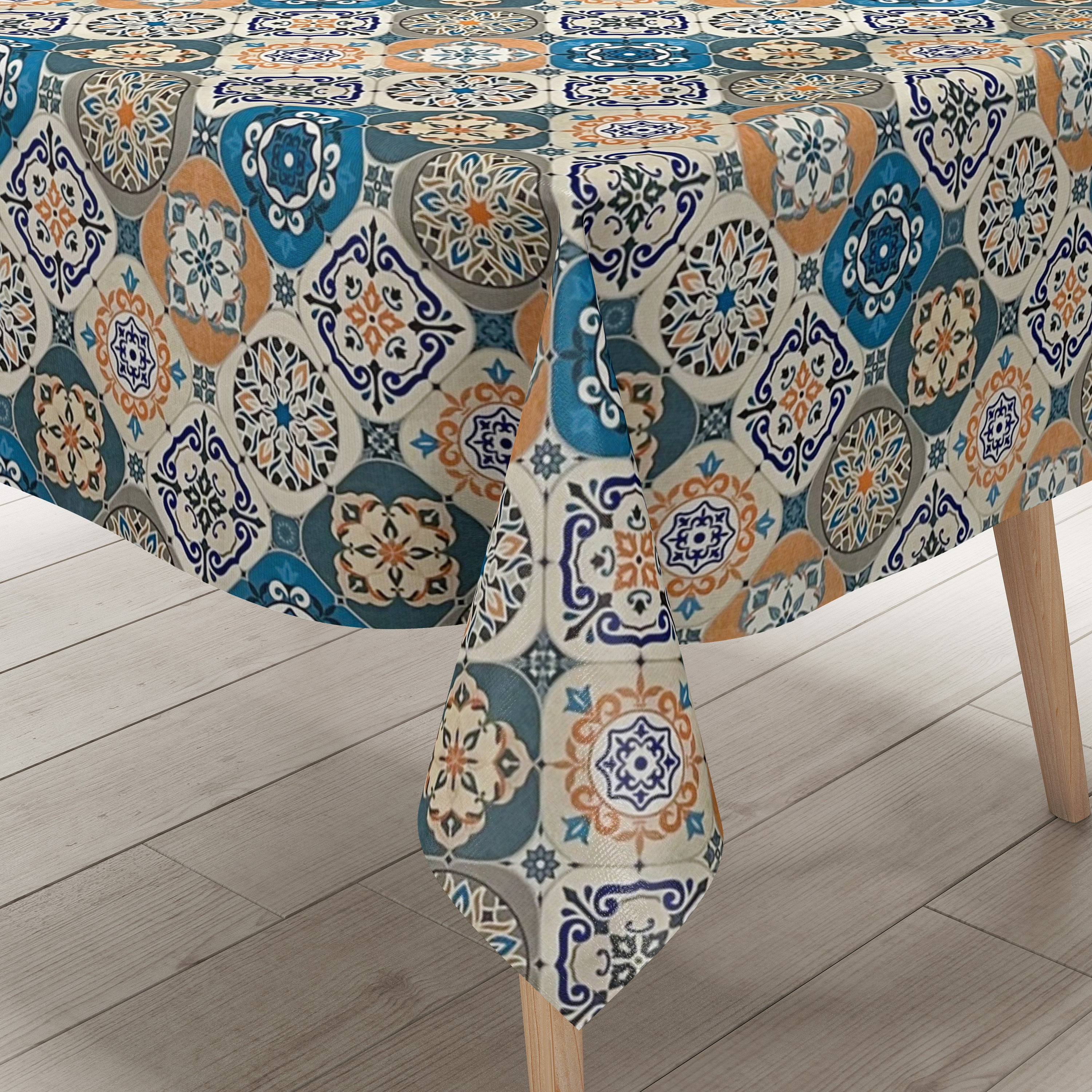 D-c-fix Wachstuch Tischdecke Im Leinen-Look Braun - Praktisch & Abwaschbar Für Küche, Garten & Camping