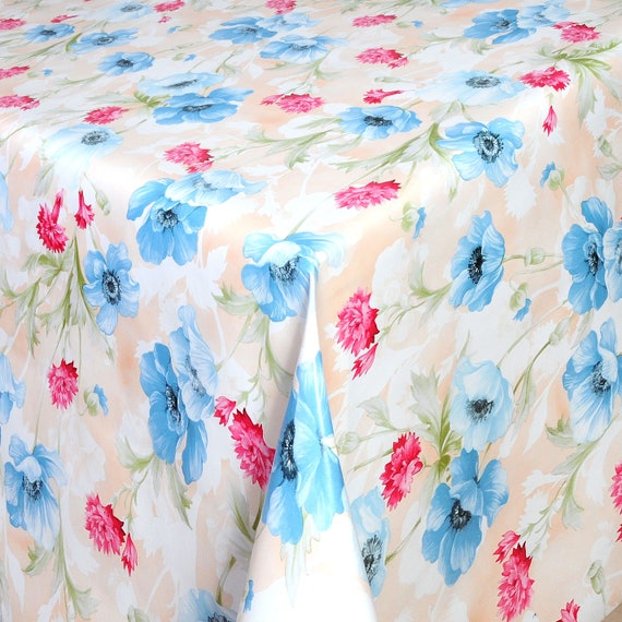 Wachstuch Tischdecke Sommer Blumen 01410-03 eckig rund oval