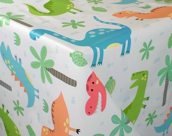 Wachstuch Tischdecke Kindermotiv Dino K150215 eckig rund oval