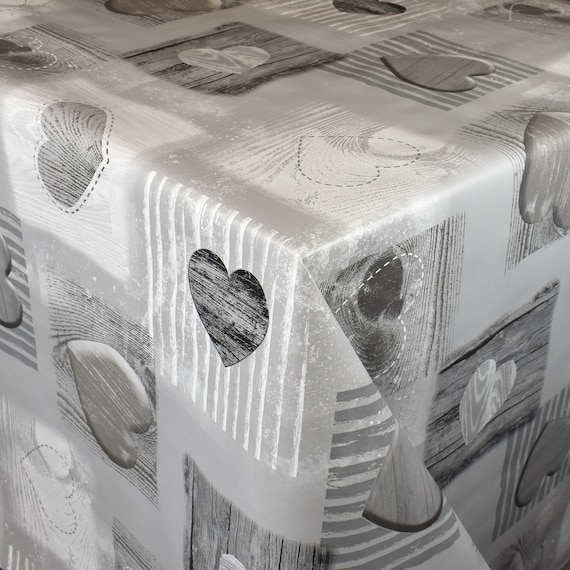 Love Heart lattice stampa tovaglia cerata in PVC, dimensioni 120 x 170 cm :  : Casa e cucina