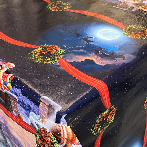 Wachstuch Tischdecke Meterware Weihnachten Nordpol Winter 01465-00