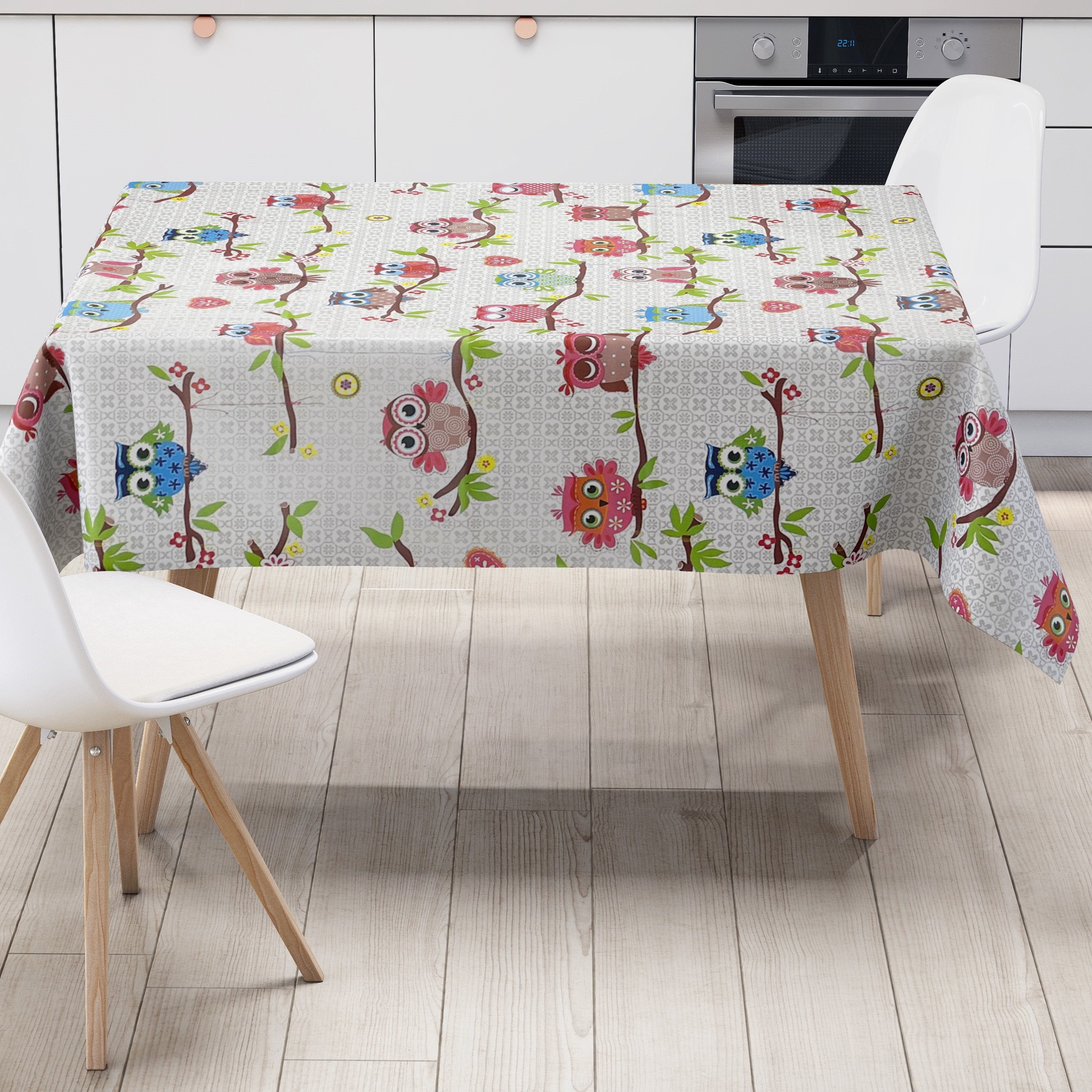 Nappe En Toile Cirée Lavable, Rectangulaire, Ronde, Ovale De Qualité Supérieure, Gaufrée, élégante, 100 X 140 Cm, Bord Coupé, Poppy
