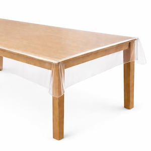 Tischdecke Tischfolie 160 cm Breite Tischschutz Meterware Folie glasklar 200 my Stärke 0,2 mm