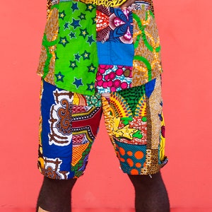 Patchwork Shorts, Men Board Shorts, African Shorts, Mens Festival Clothing, Festival Pants, Summer Shorts, Mens Shorts, Hippie Clothing