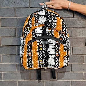 Bogolon Backpack, African Print Backpack, African Bags, Colourful School Bag, Ankara Bag, Festival Backpack, Colourful Bag, Natural Rucksuck
