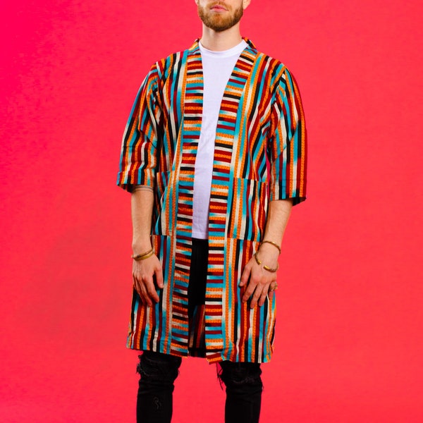 African Print Kimono
