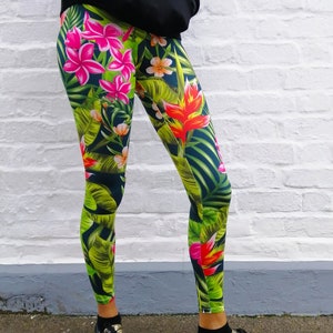 Legging sport fleuri online