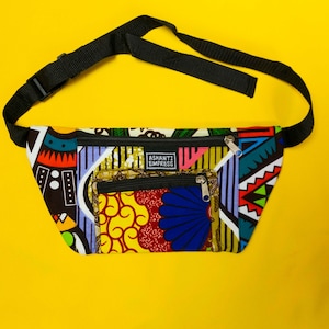 Colour Me Crazy Bumbag, Recycled Bag, Fanny Pack, Festival Bag, Ankara Hip Bag, Festival Bumbag, Ethical Fashion, Boho Hip Bag, Ethical Gift