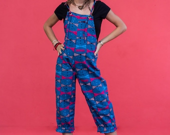 womens funky dungarees