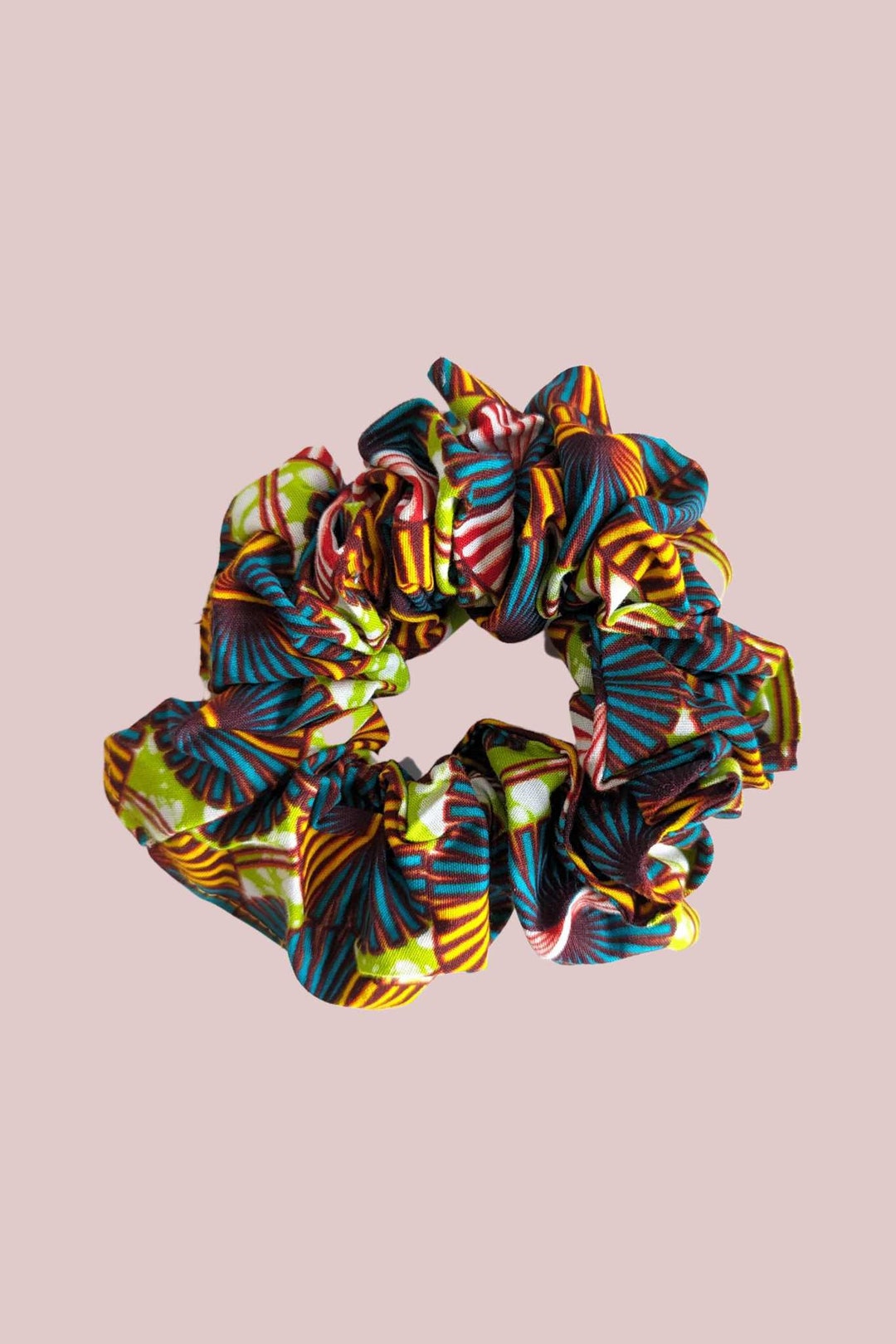 African Print Scrunchie African Hair Accessories Colourful Etsy