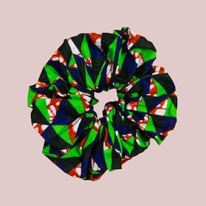 African Print Scrunchie, African Hair Accessories, Colourful Scrunchie, Hair Scrunchie, Colourful Hair band, Pattern Hair Tie, Gift for Her