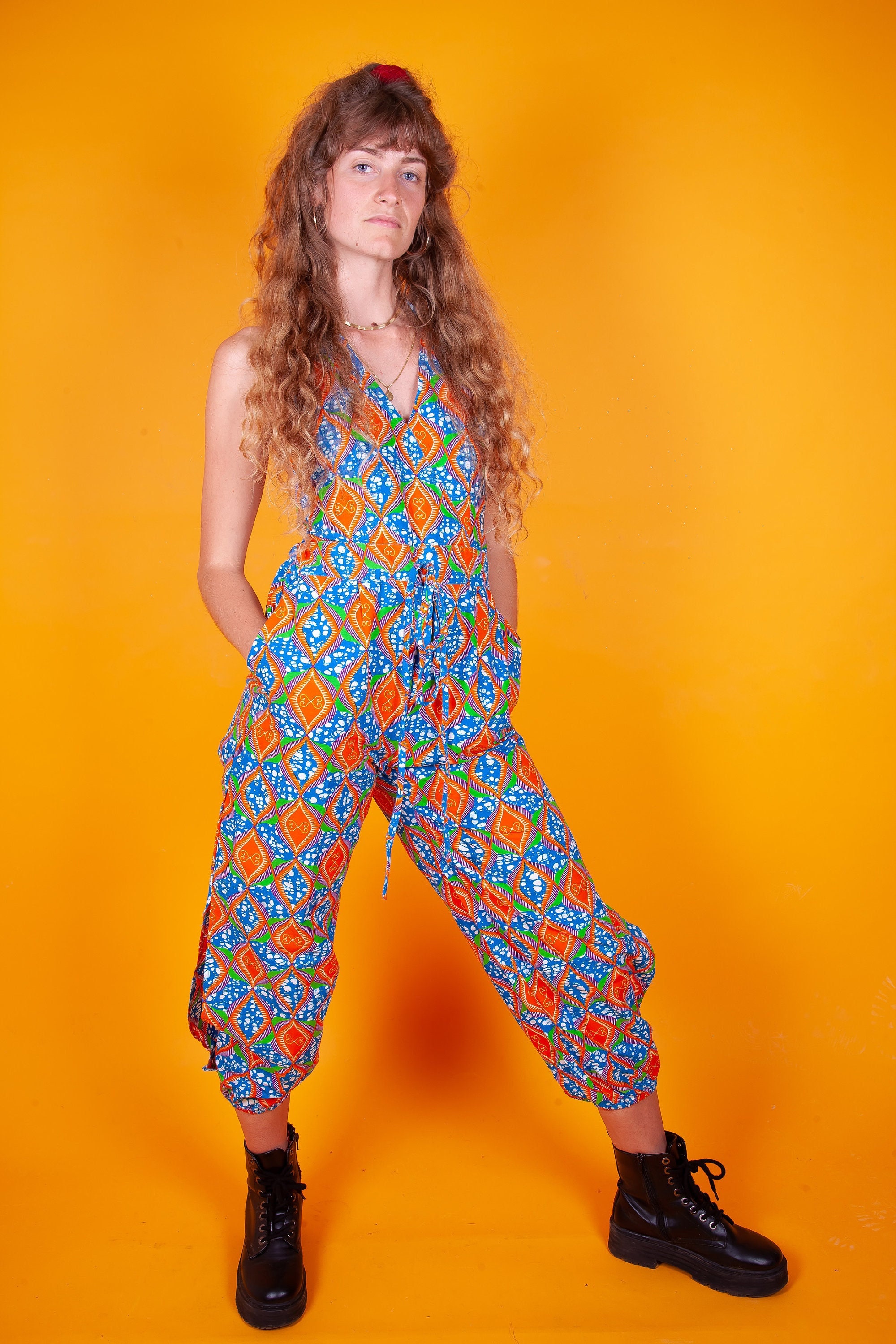 African Print Jumpsuit One Piece Jumpsuit Women Jumpsuit Etsy